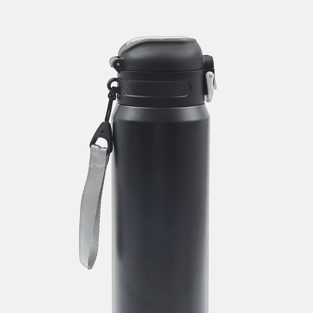 Homeatic Sport Vacuum Flask 800ML Black Steel Water Bottle at Zubaidas Online Pakistan