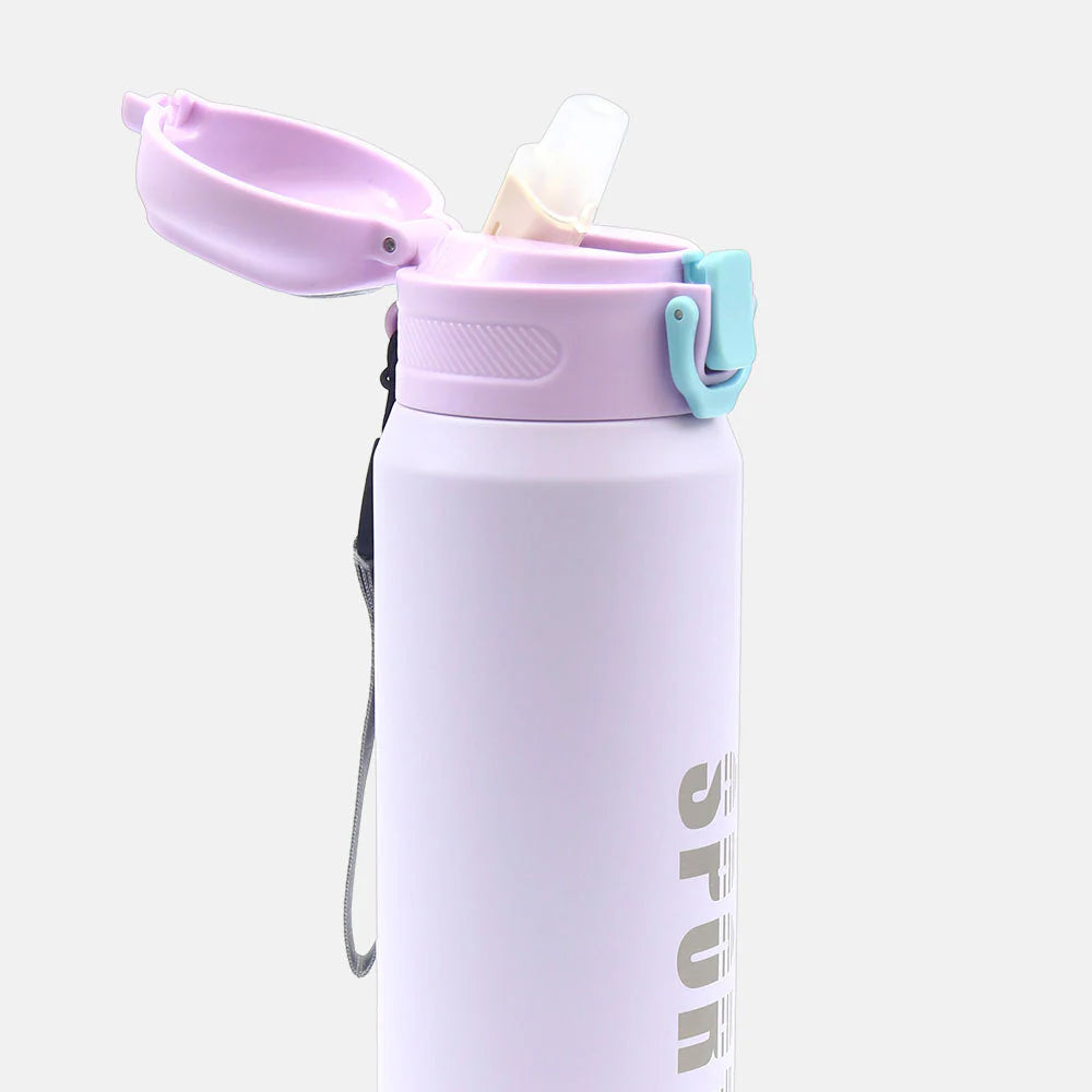 Homeatic Sport Vacuum Flask 800ML Purple Steel Water Bottle at Zubaidas Official Pakistan