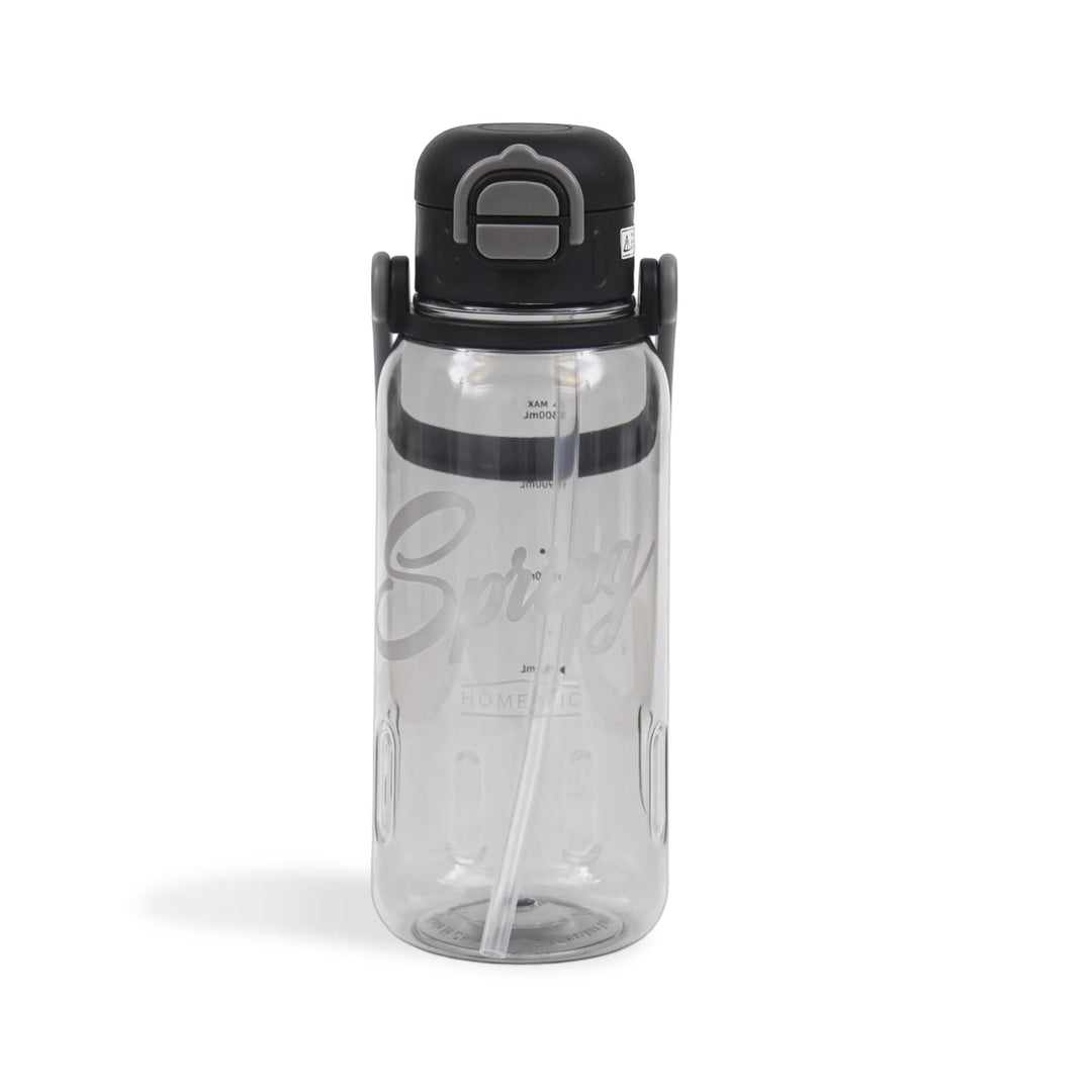 Homeatic Spring Sports Water Bottle 1300ML Black at Zubaidas