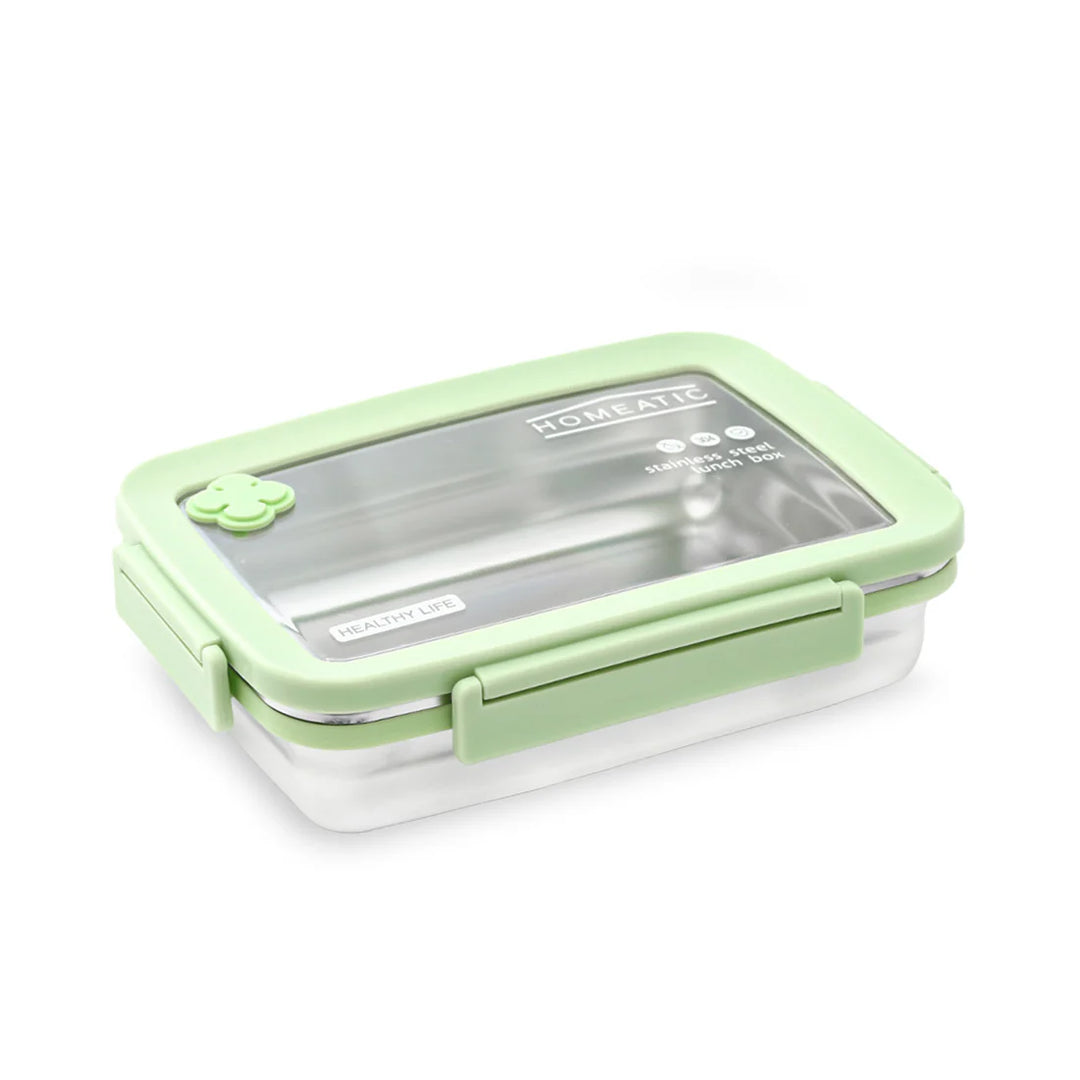 Homeatic Stainless Steel Green 900 ml Lunch Box at Zubaidas