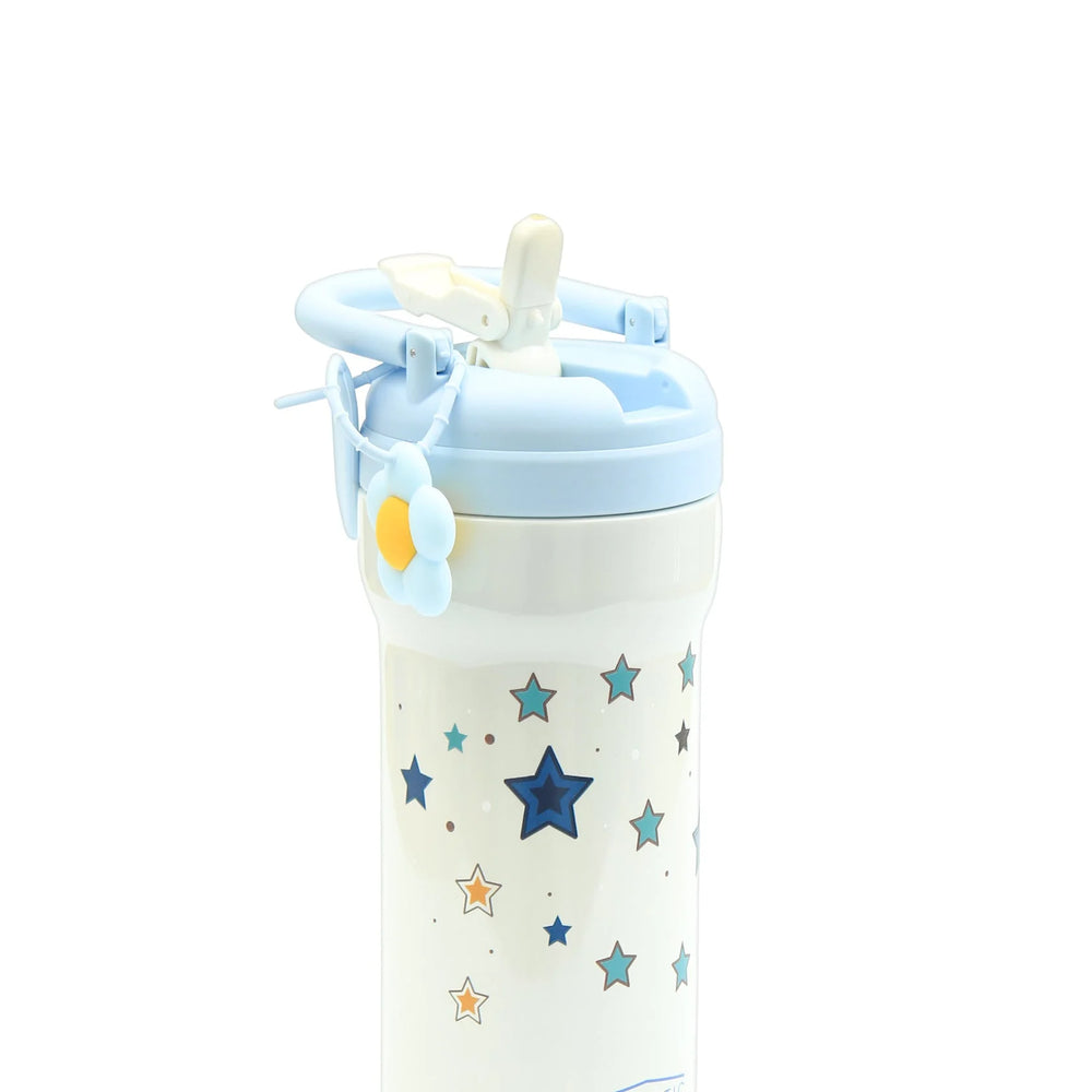 Homeatic Stars Vacuum Flask 730ML Blue and White Steel Water Bottle at Zubaidas Online Pakistan