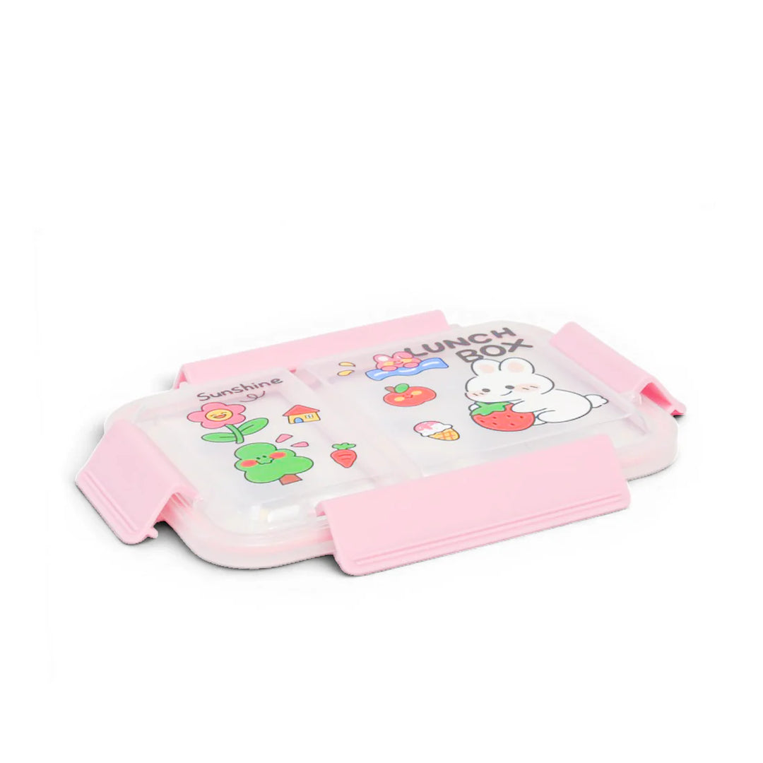 Homeatic Sunshine Pink 1 Ltr Lunch Box at Zubaidas Best Online Baby and Kids Store in Pakistan