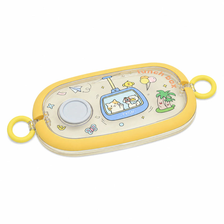 Homeatic Tempting Surprise Stainless Steel Blue 750 ML Lunch Box with Cutlery at Zubaidas Best Online Baby and Kids Shop in Pakistan