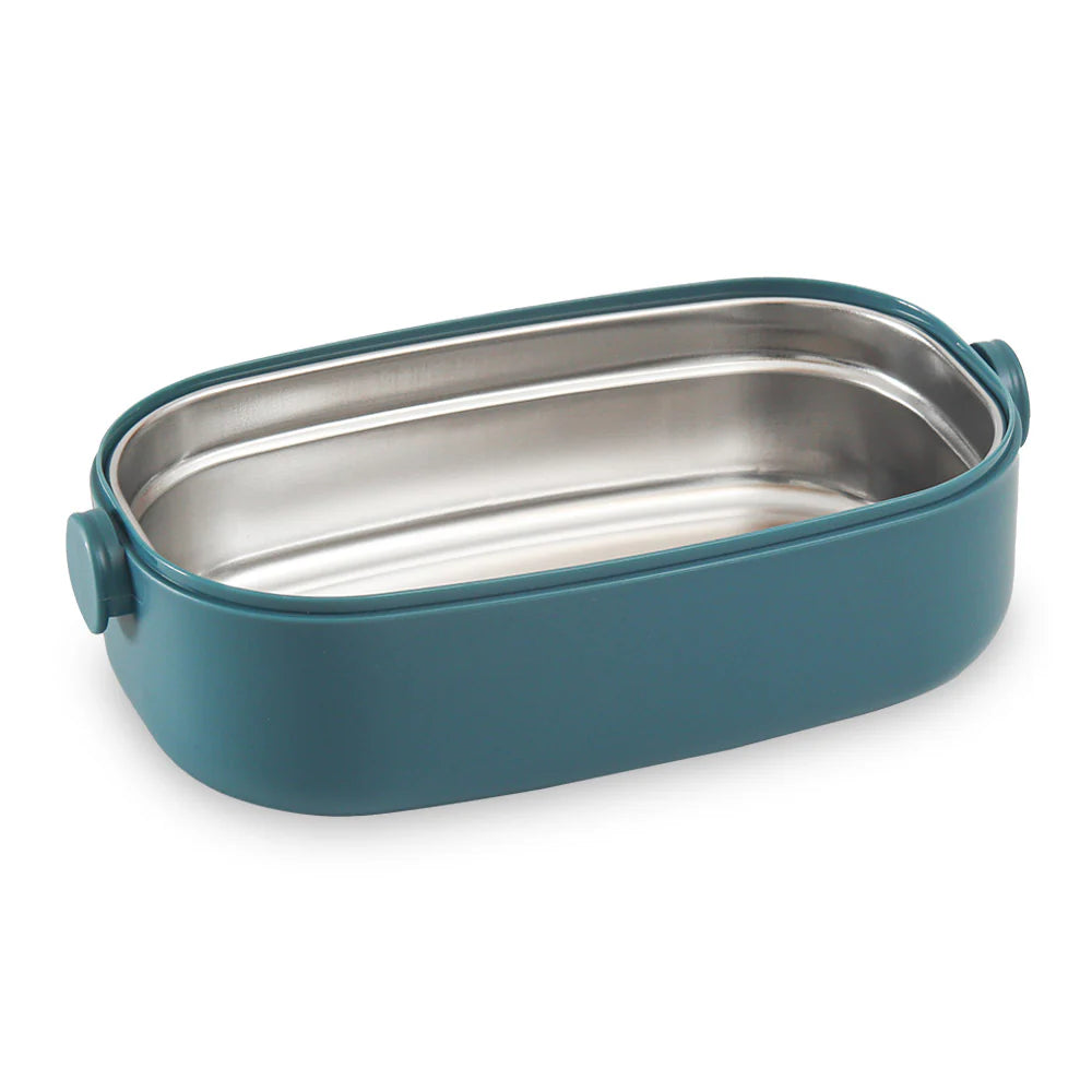 Homeatic Tempting Surprise Stainless Steel Blue 750 ML Lunch Box with Cutlery at Zubaidas Official Pakistan