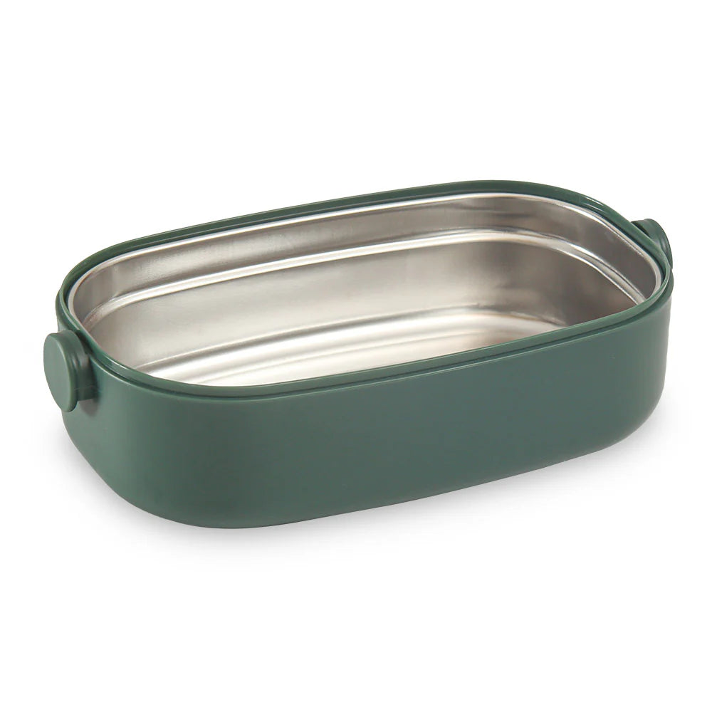 Homeatic Tempting Surprise Stainless Steel Green 750 ML Lunch Box with Cutlery at Zubaidas Official Pakistan