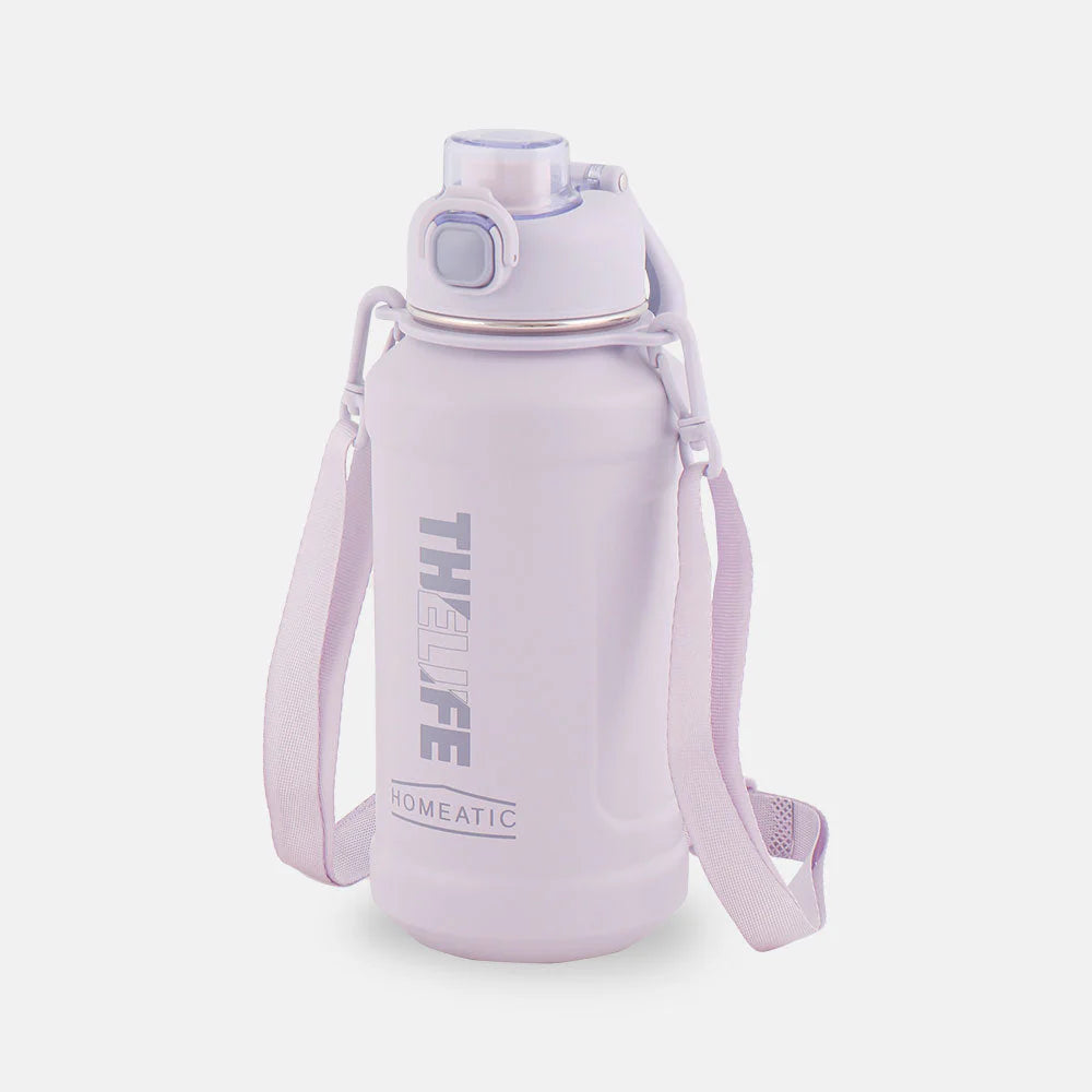 Homeatic The Life Vacuum Flask 1000ML Purple Steel Water Bottle at Zubaidas Official Pakistan