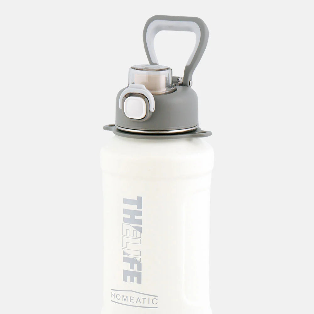 Homeatic The Life Vacuum Flask 1000ML White Steel Water Bottle at Zubaidas Official Pakistan