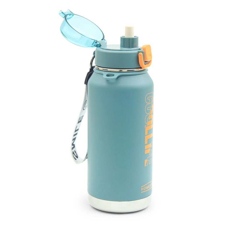 Homeatic Vacuum Flask 1100ML Green Steel Water Bottle at Zubaidas Official Pakistan