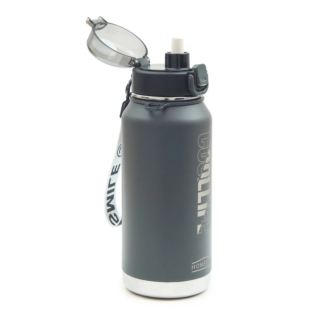 Homeatic Vacuum Flask 1100ML Grey Steel Water Bottle at Zubaidas Official Pakistan
