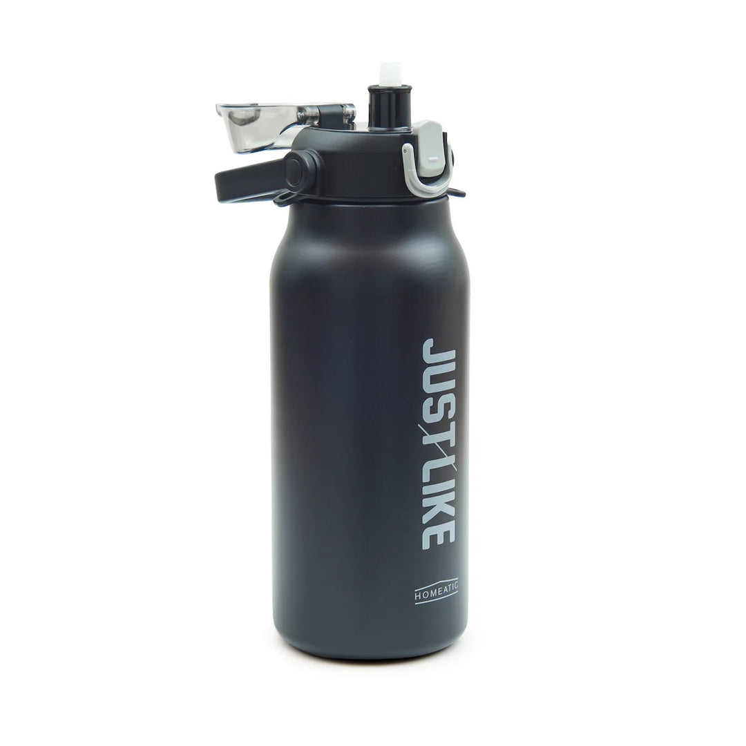 Homeatic Vacuum Flask 1800ML Black Steel Water Bottle at Zubaidas Official Pakistan