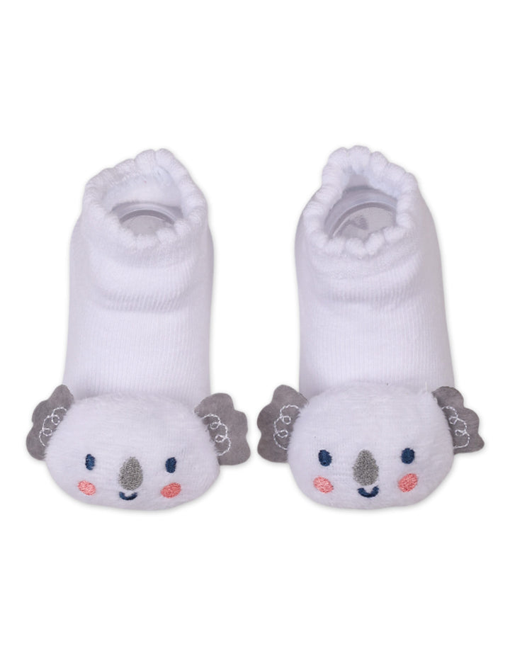 Infant 2 Pcs Rattle Booties Koala and Star at Zubaidas Official Pakistan
