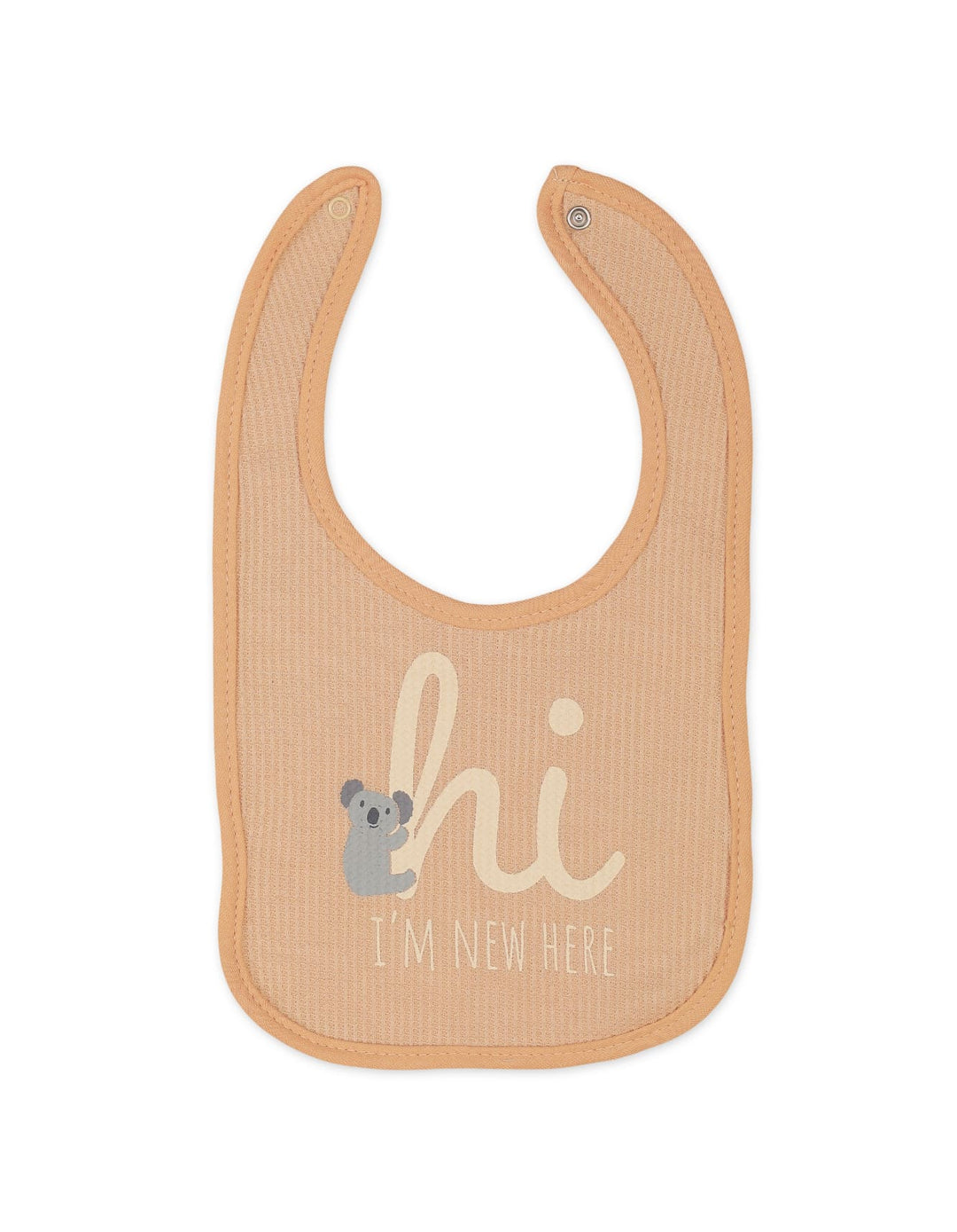 Infant 6 Pcs Bibs and Knotted Caps Set Moose and Bear Prints at Zubaidas Most Trusted Baby Store in Pakistan