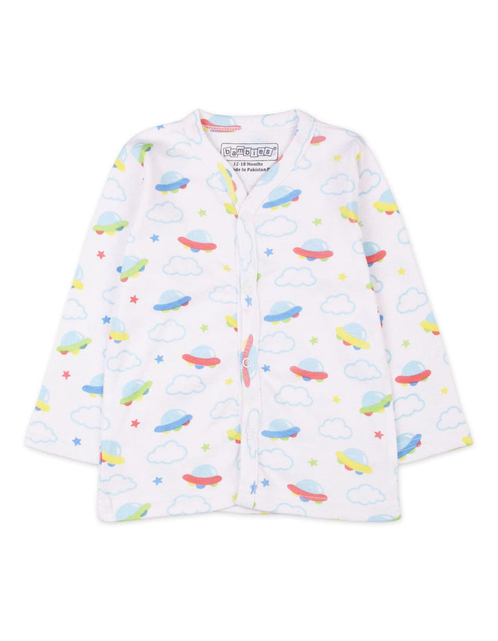 Infant Boys Night Suits Bambies Space Print at Zubaidas Pakistan