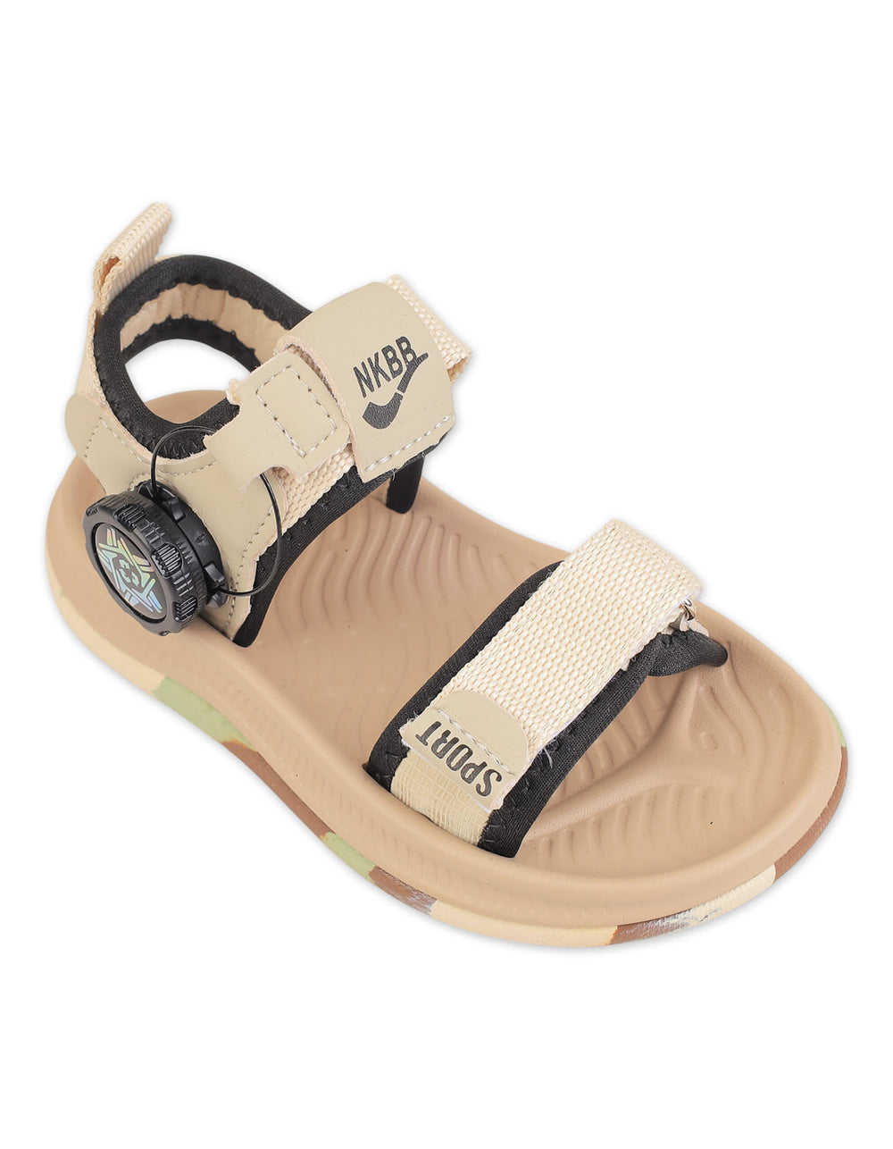 Infant and Toddler Boys Dial Fit Sporty Sandals Beige at Zubaidas Official Pakistan