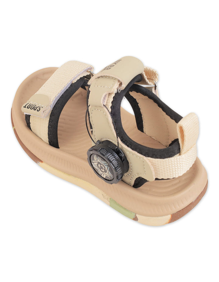 Infant and Toddler Boys Dial Fit Sporty Sandals Beige at Zubaidas Best Baby Shop in Pakistan