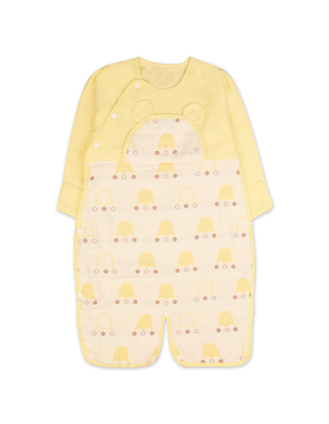 Infant and Toddler Long Sleeves Sleepsuit Crown at Zubaidas