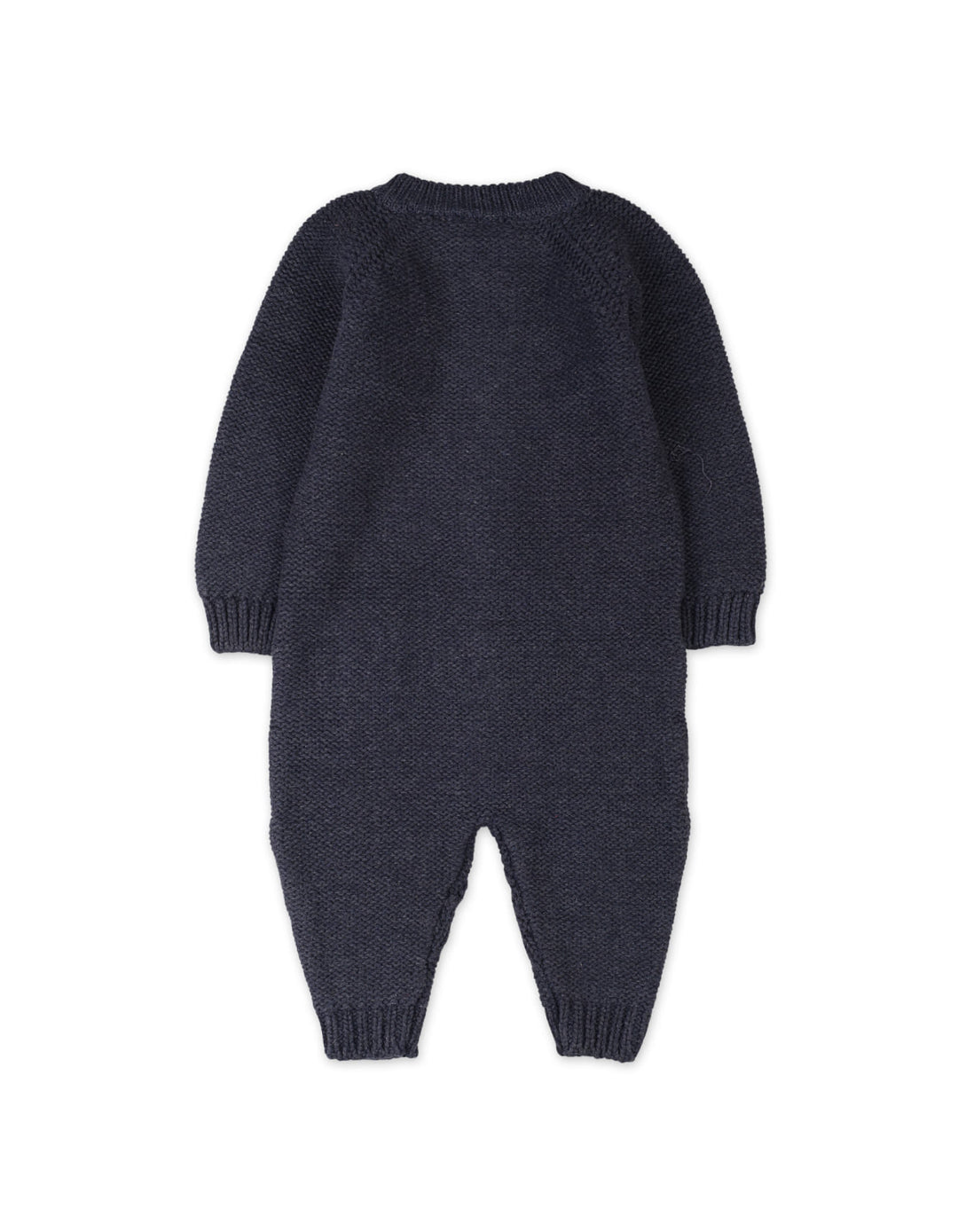 Infant Baby Boys and Baby Girls Knitted Rompers Bambies Zipper Navy Blue at Zubaidas Official