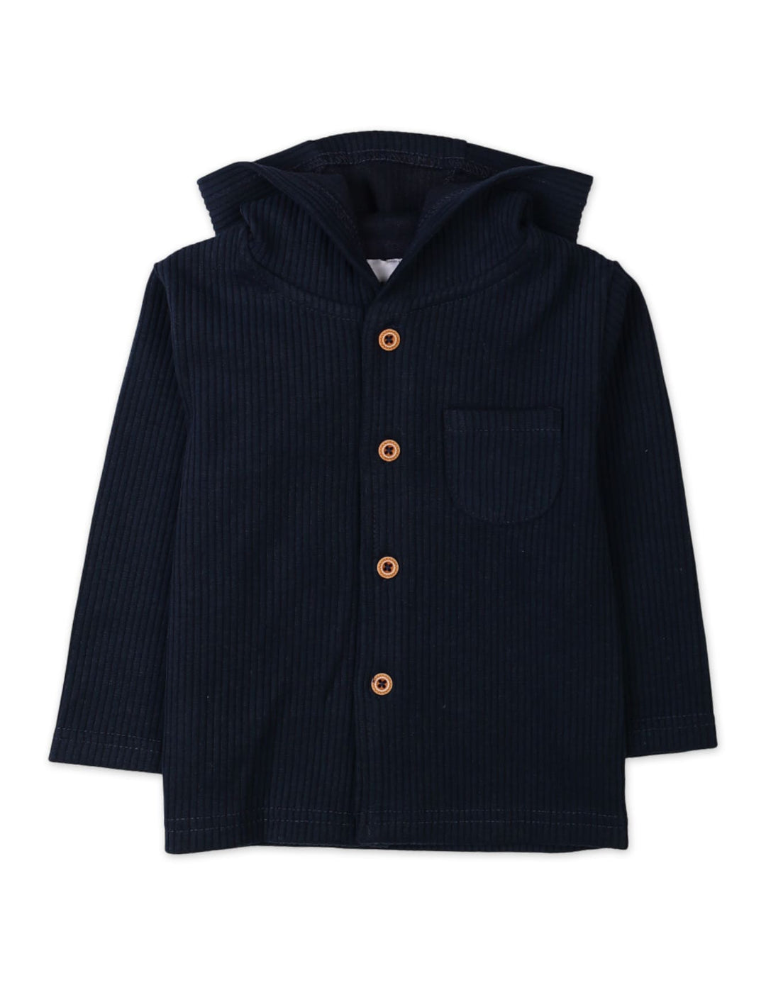 Infant Baby Boys Navy Blue Winter Dress Bambies Hooded Jacket at Zubaidas Pakistan