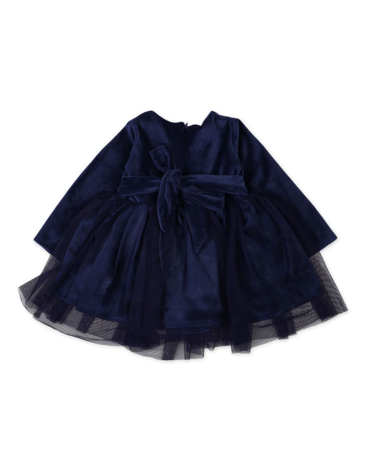 Infant Baby Girls Dresses Bambies Navy Blue at Zubaidas Official Pakistan