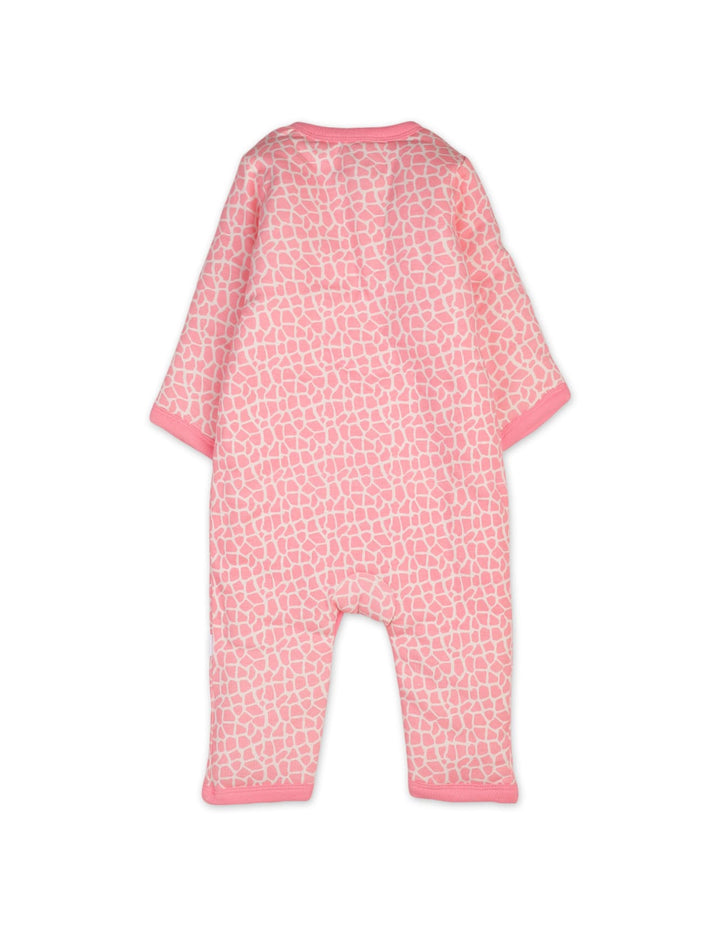 Infant Baby Girls Padded Romper Bambies Printed Pink at Zubaidas Official