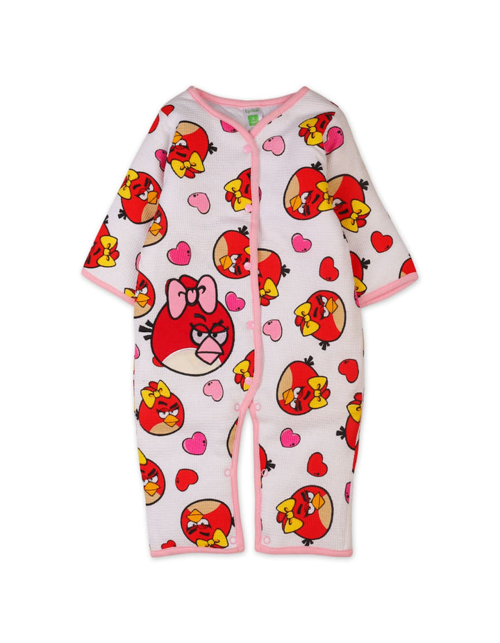 Infant Baby Girls Padded Rompers Bambies Angry Birds at Zubaidas