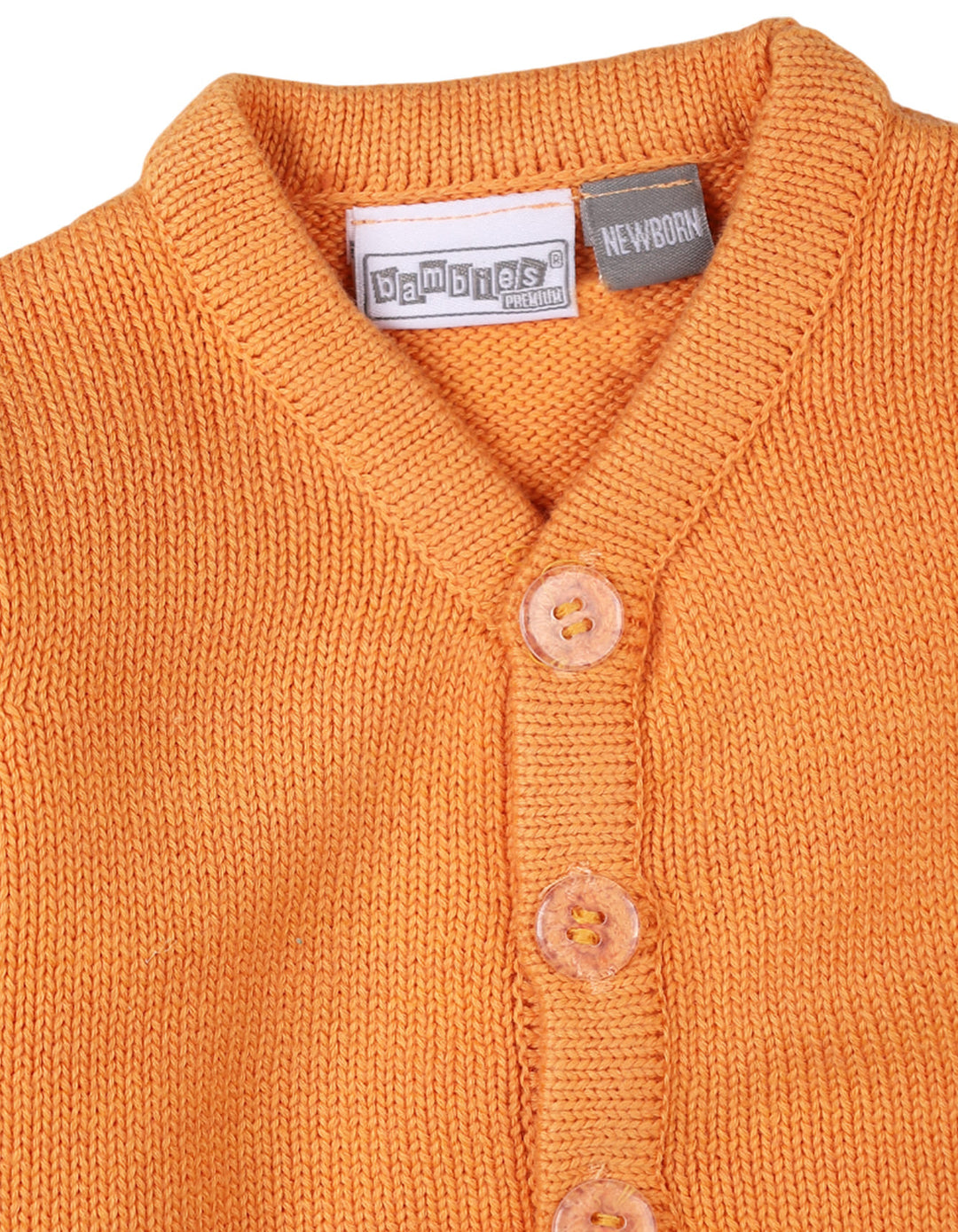Infant Baby Girls Sweaters Knitted Bambies Orange at Zubaidas Pakistan