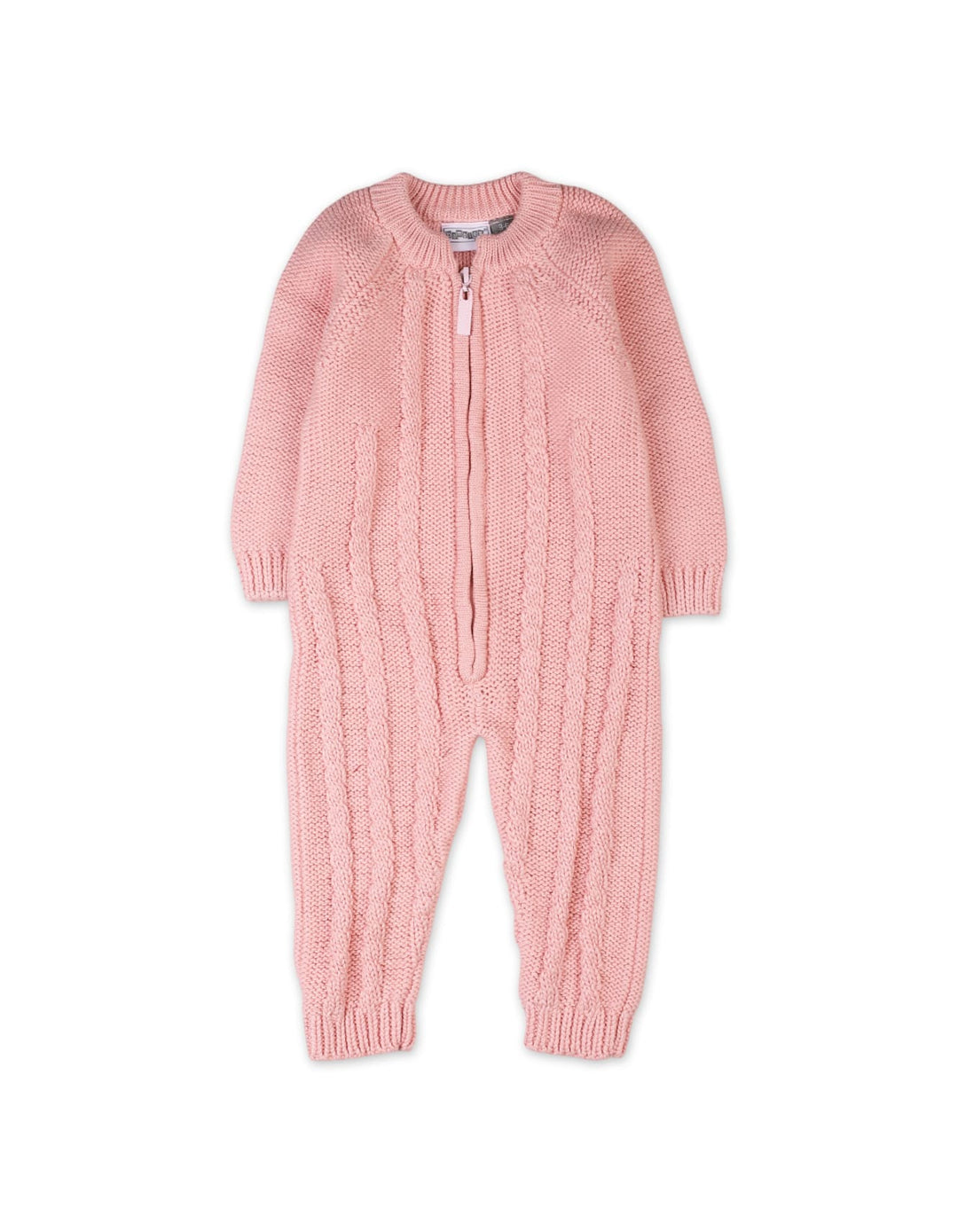 Infant Baby Girls Winter Jumpsuits Bambies Zipper Light Pink at Zubaidas