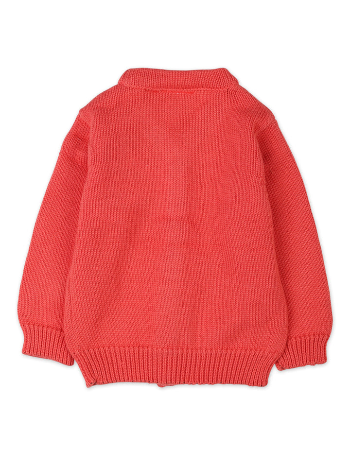 Infant Baby Girls Winter Sweaters Knitted Bambies Red at Zubaidas Official