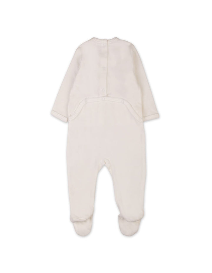 Infant Baby Sleepsuits Bambies Bear Footed Cream at Zubaidas Official Pakistan