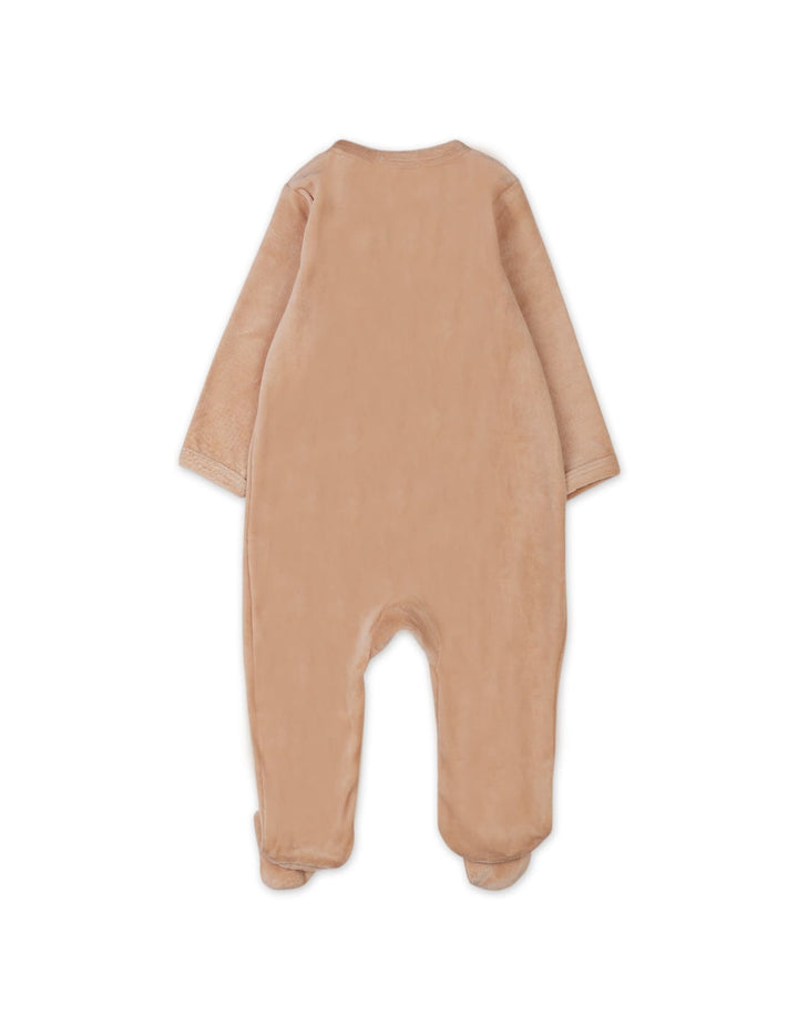 Infant Baby Sleepsuits Bambies Footed Beige at Zubaidas Official Pakistan