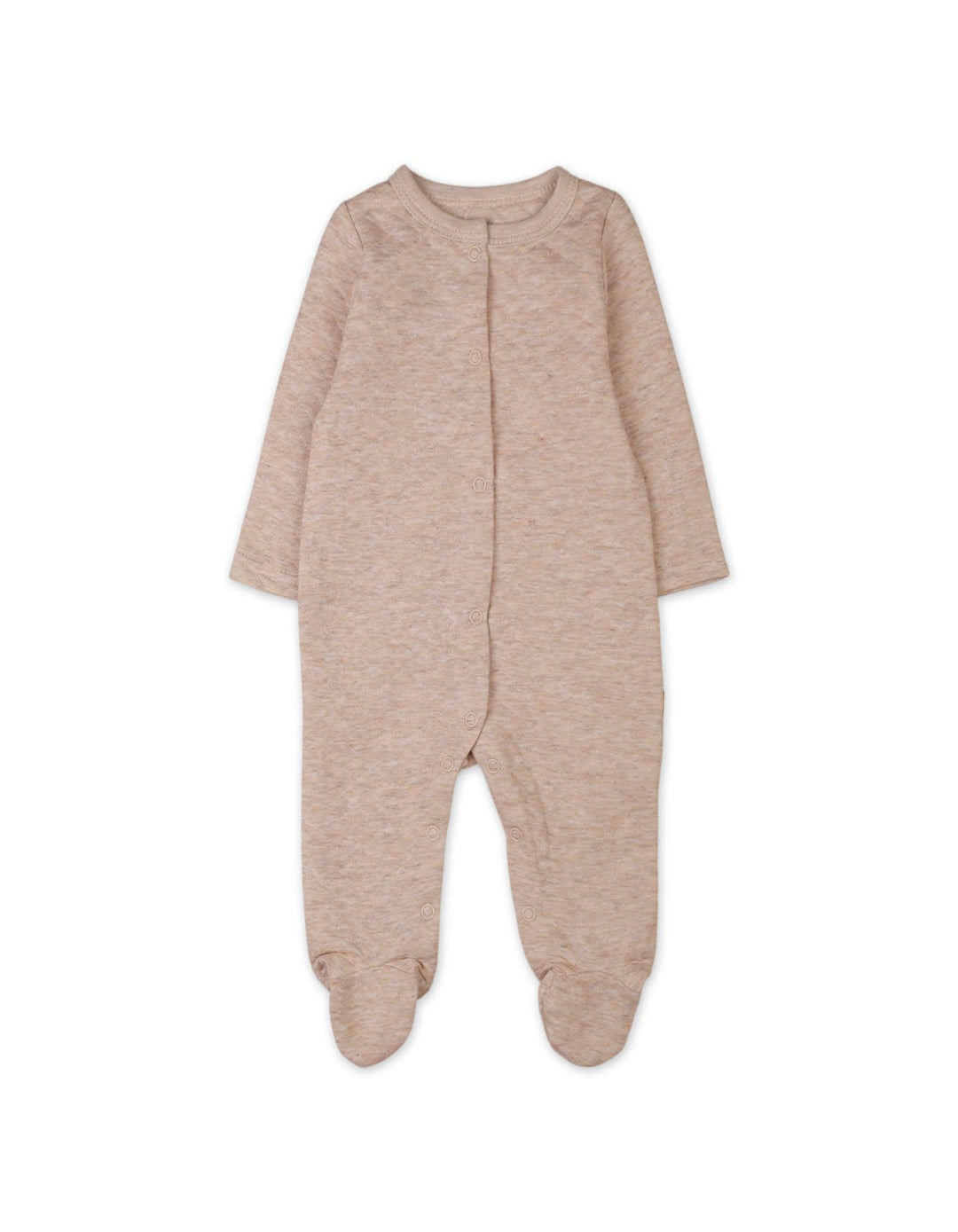 Infant Baby Winter Rompers Bambies Plain Footed Beige at Zubaidas