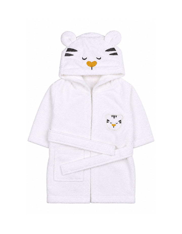 Infant Bath Towel Gift Set 4 Pcs Lion White at Zubaidas Official Pakistan