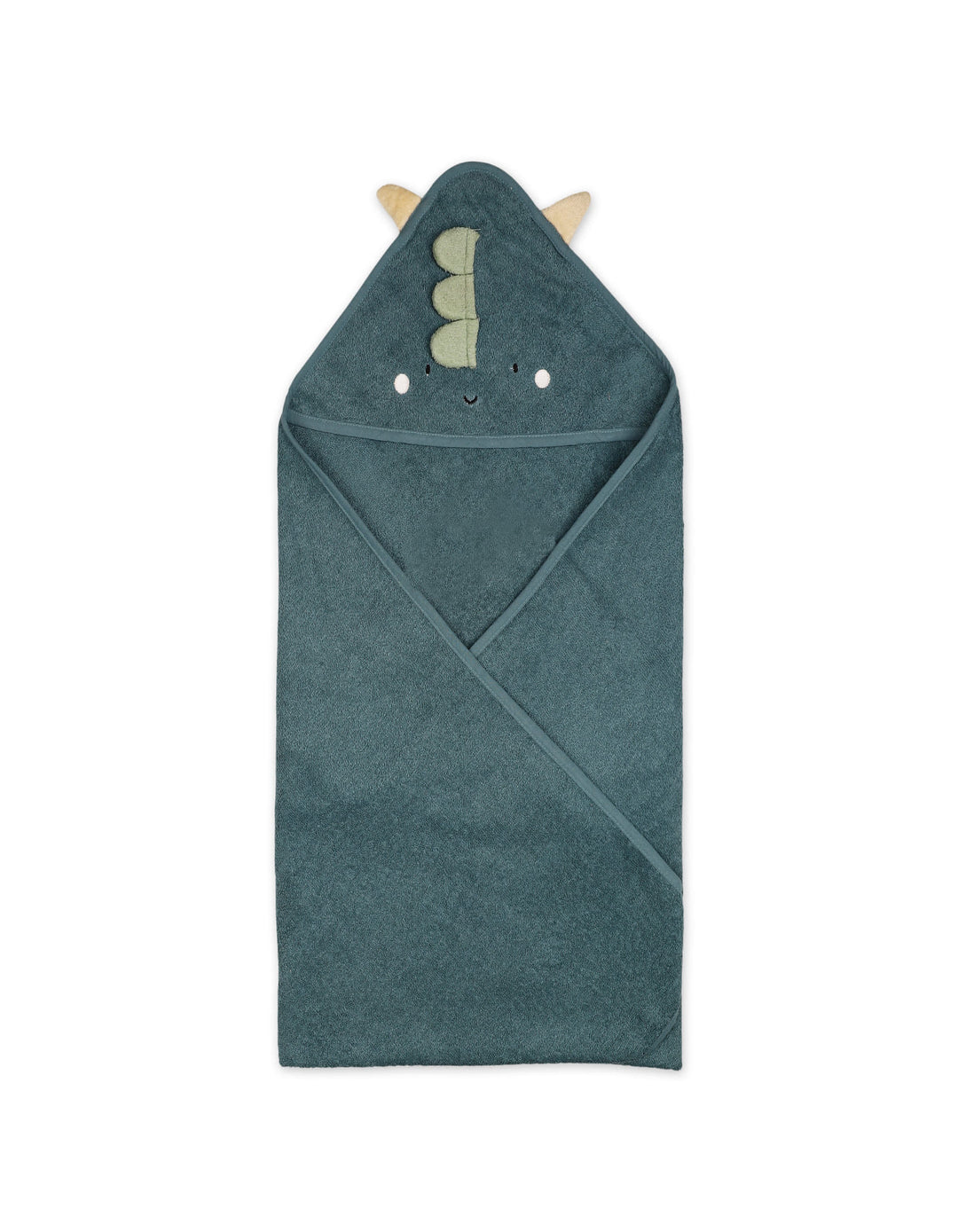 Infant Bath Towel Hooded Bambies Dinosaur Teal at Zubaidas