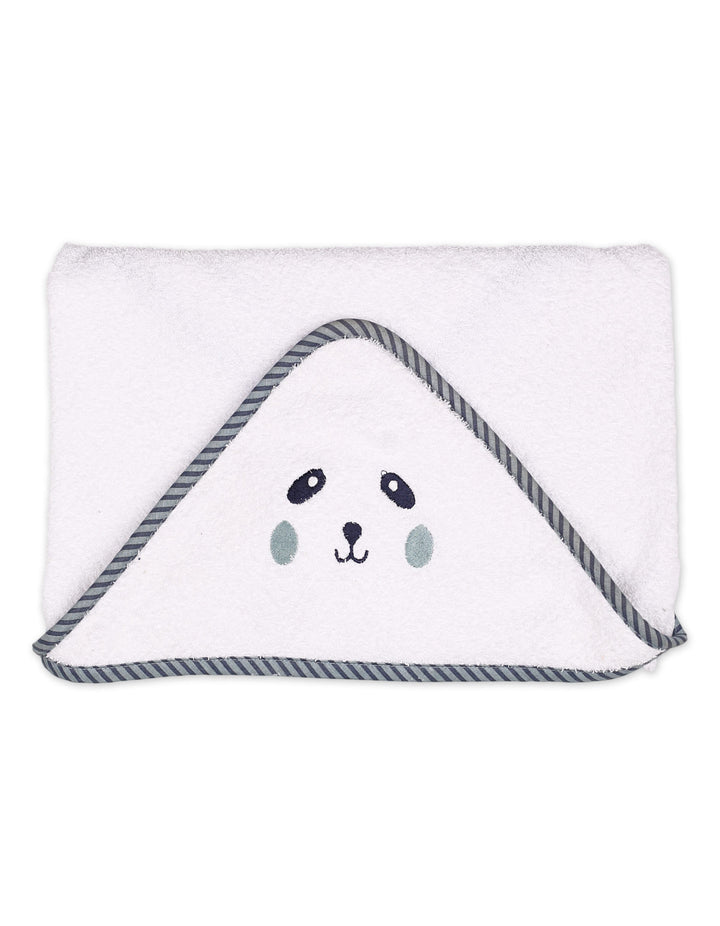 Infant Bath Towel Hooded Bambies Panda White at Zubaidas Online Pakistan