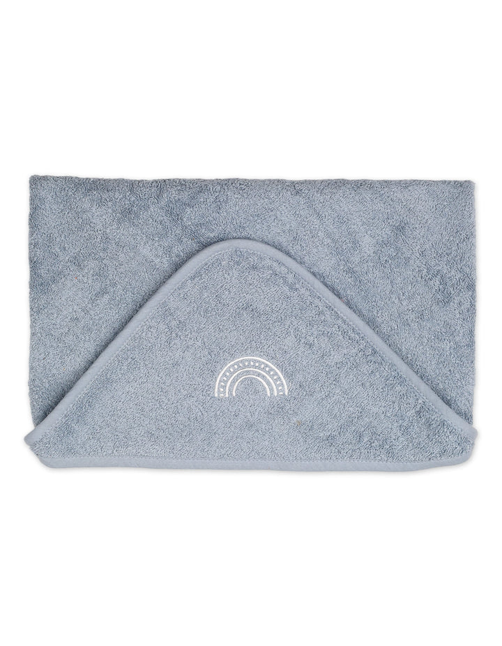 Infant Bath Towel Hooded Bambies Rainbow Grey at Zubaidas Online Pakistan