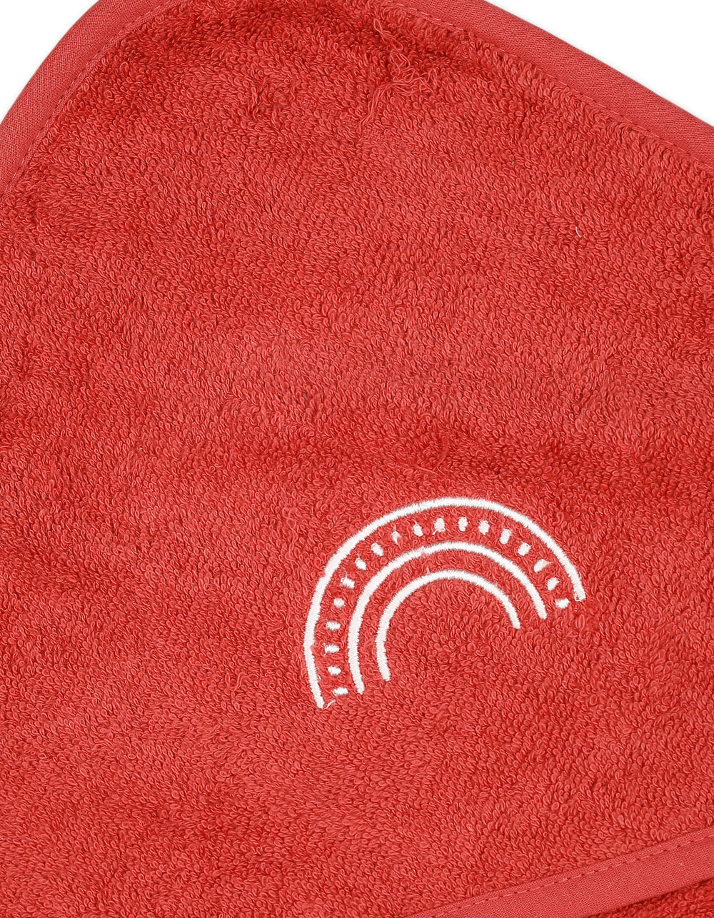 Infant Bath Towel Hooded Bambies Rainbow Maroon at Zubaidas Official Pakistan