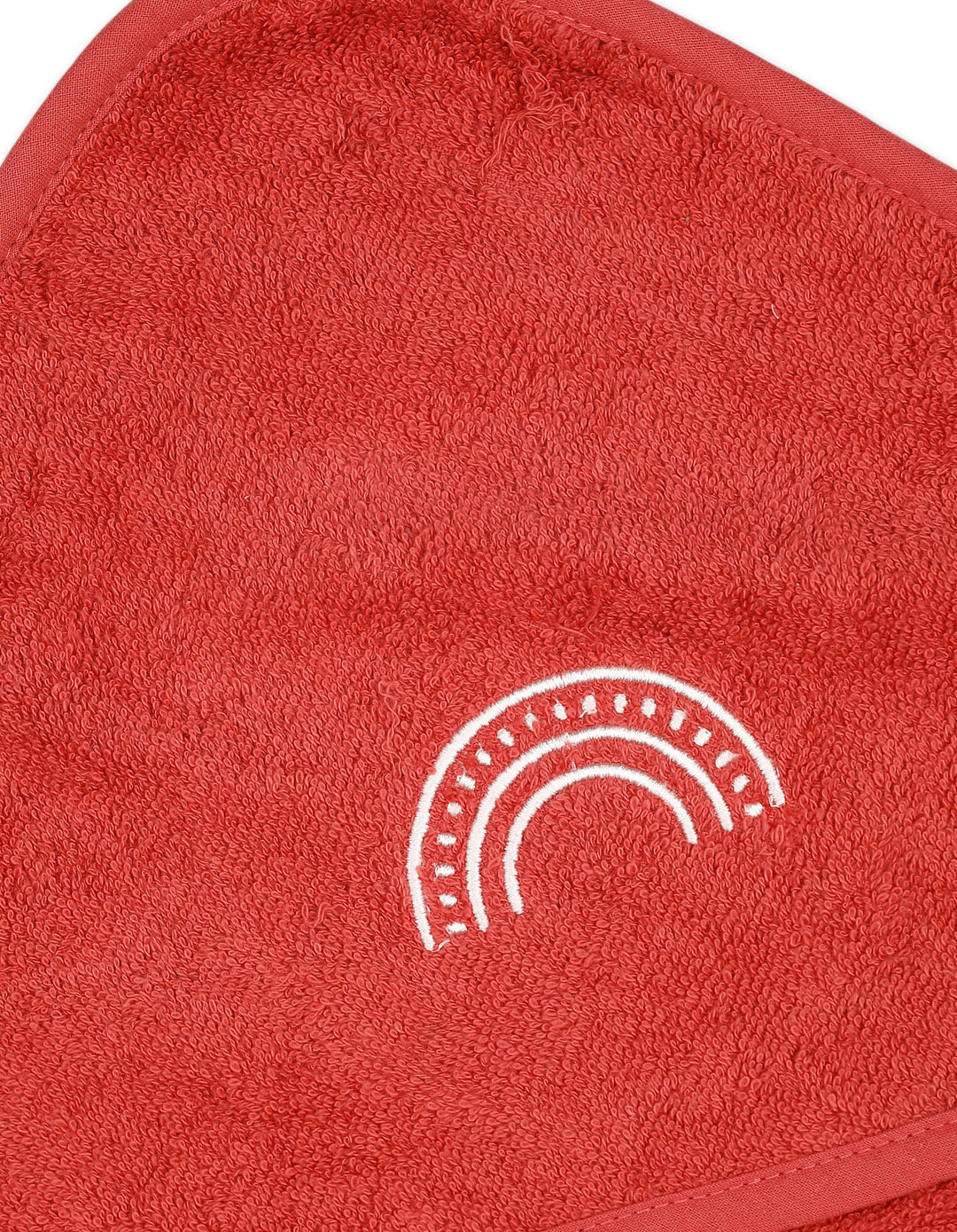 Infant Bath Towel Hooded Bambies Rainbow Maroon at Zubaidas Official Pakistan