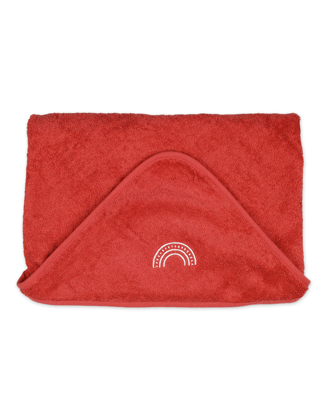 Infant Bath Towel Hooded Bambies Rainbow Maroon at Zubaidas Online Pakistan