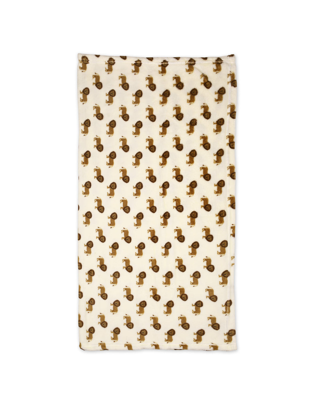 Infant Blanket and Pillow Set Lion Print Cream and Brown at Zubaidas Online Pakistan