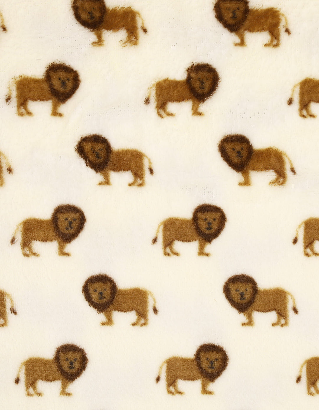 Infant Blanket and Pillow Set Lion Print Cream and Brown at Zubaidas Best Online Baby and Kids Store in Pakistan