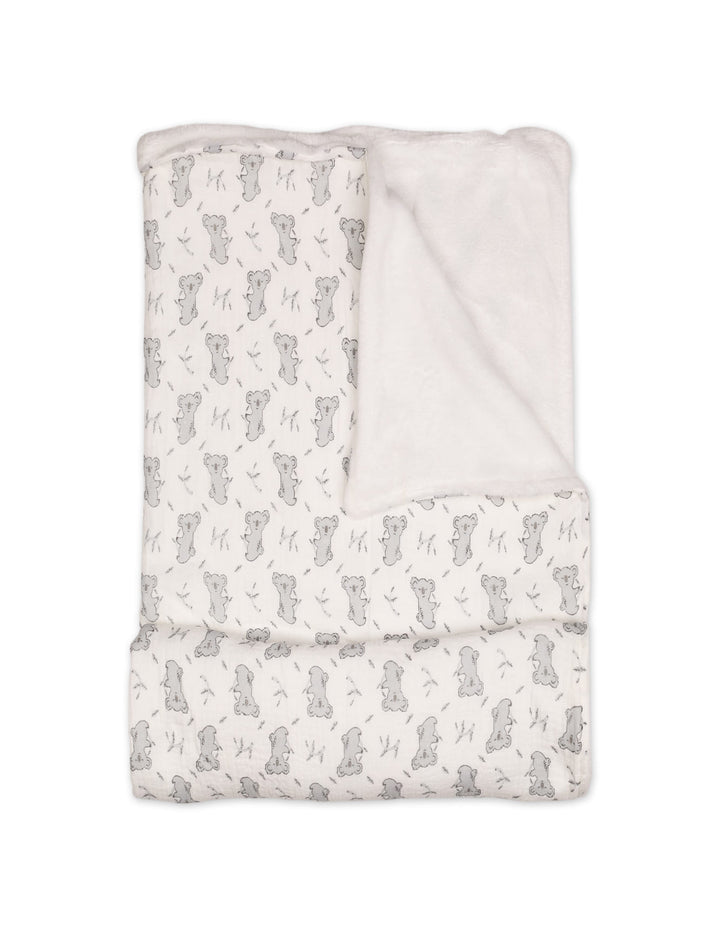Infant Blanket Koala White and Grey at Zubaidas