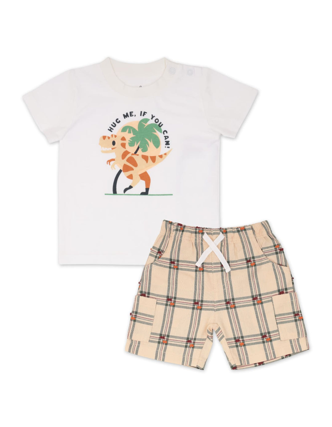 Infant Boy 2 Pcs Outfit Dino Adventure at Zubaidas