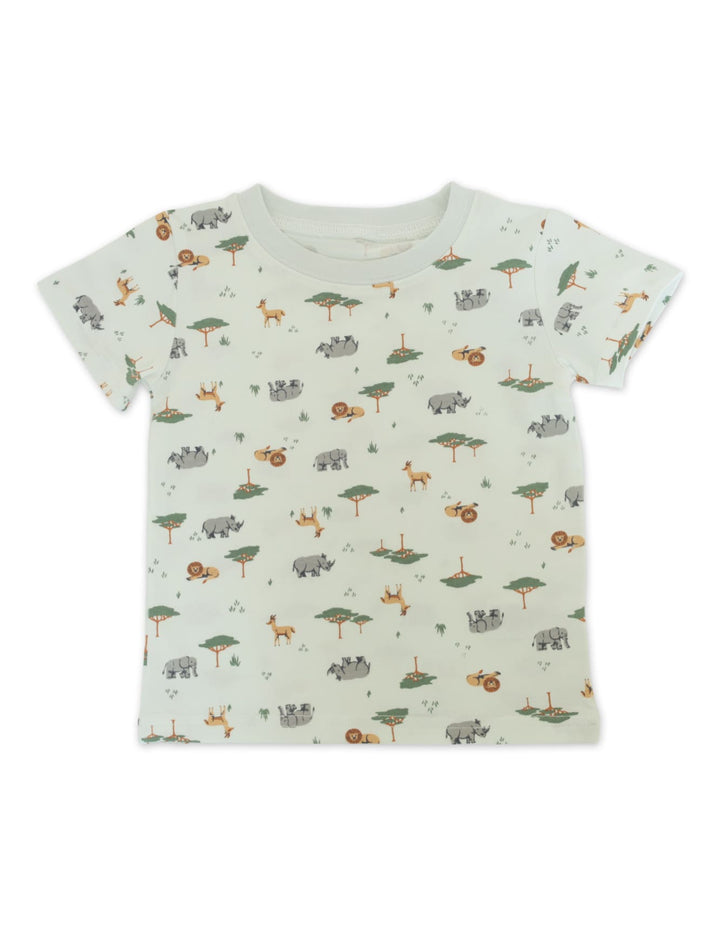 Infant Boy 2 Pcs Summer Suit Set Safari at Zubaidas Official Pakistan