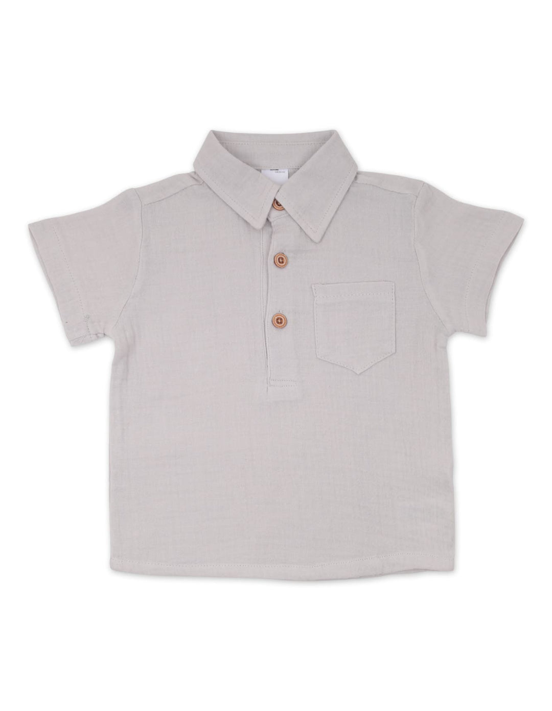 Infant Boy 3 Pcs Summer Outfit Safari Grey at Zubaidas Official Pakistan