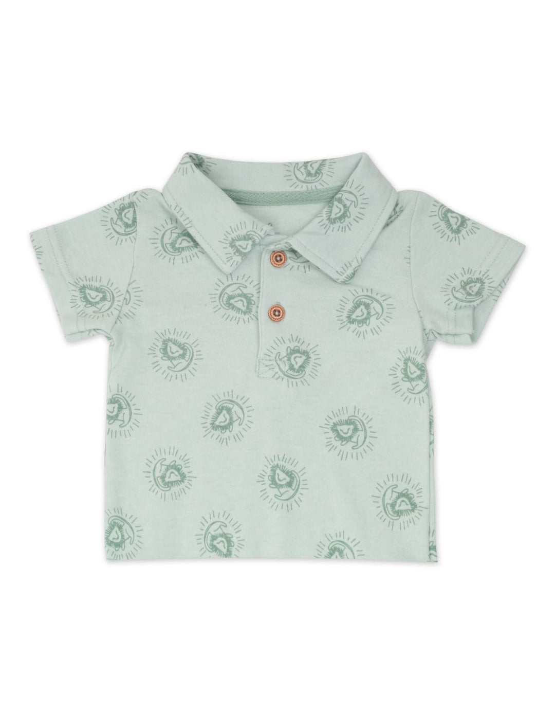 Infant Boy 3 Piece Suit Set Lion Sage Green at Zubaidas Online Pakistan