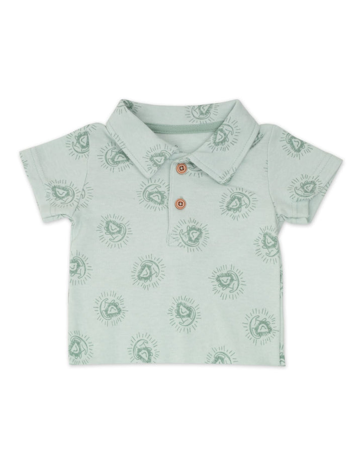 Infant Boy 3 Piece Suit Set Lion Sage Green at Zubaidas Online Pakistan