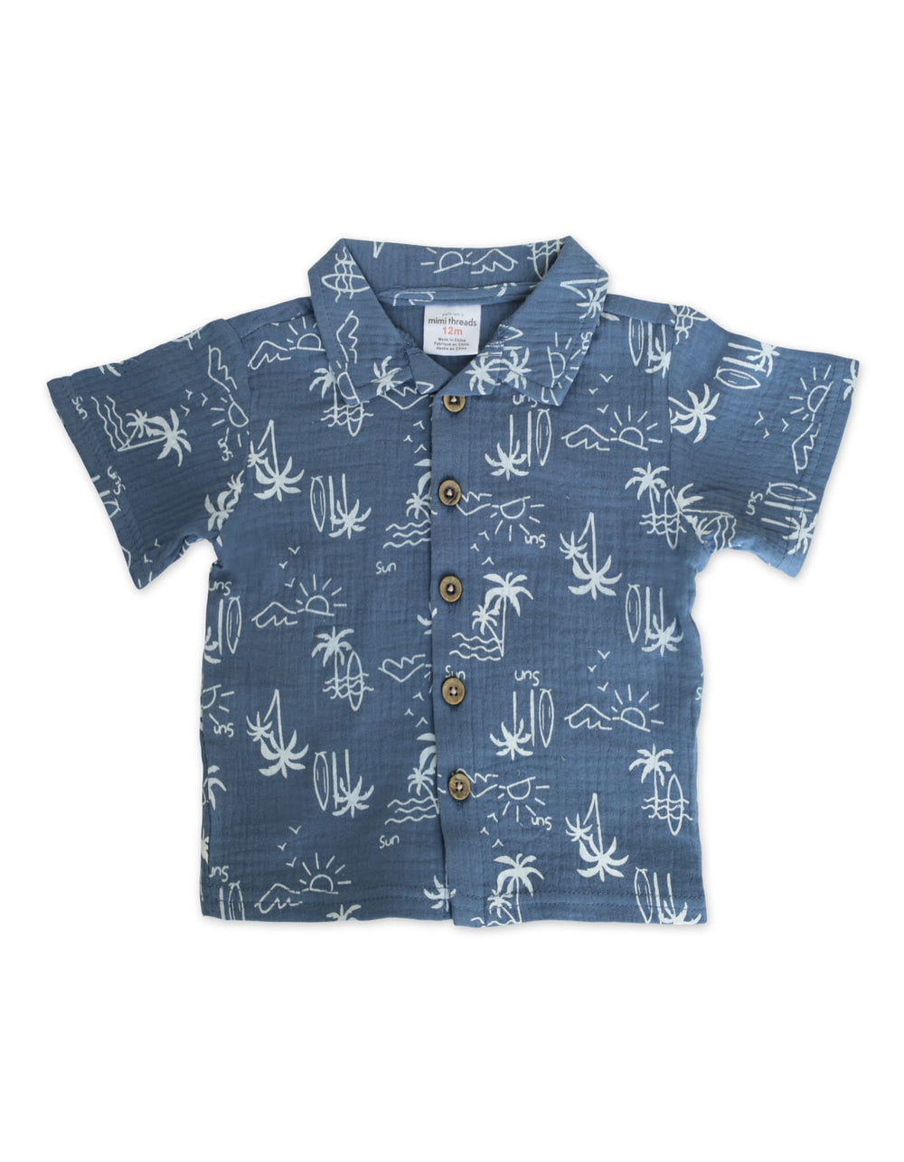 Infant Boy 3 Piece Summer Suit Set Beach Adventure at Zubaidas Official Pakistan