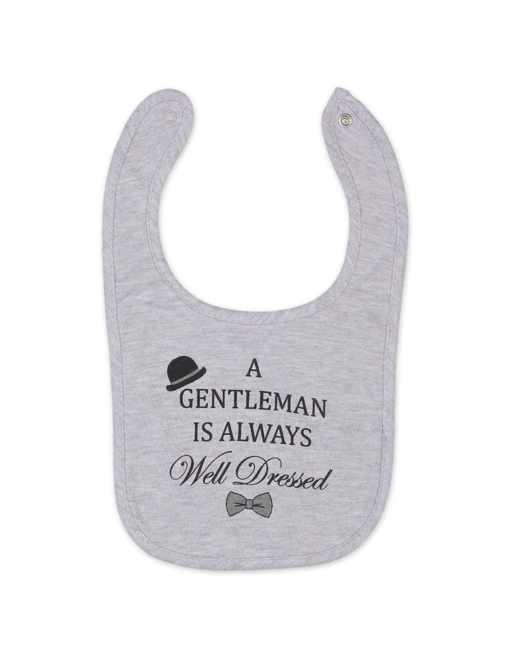 Infant Boy 5 Piece Bibs Set Gentleman at Zubaidas Best Online Baby and Kids Store in Pakistan