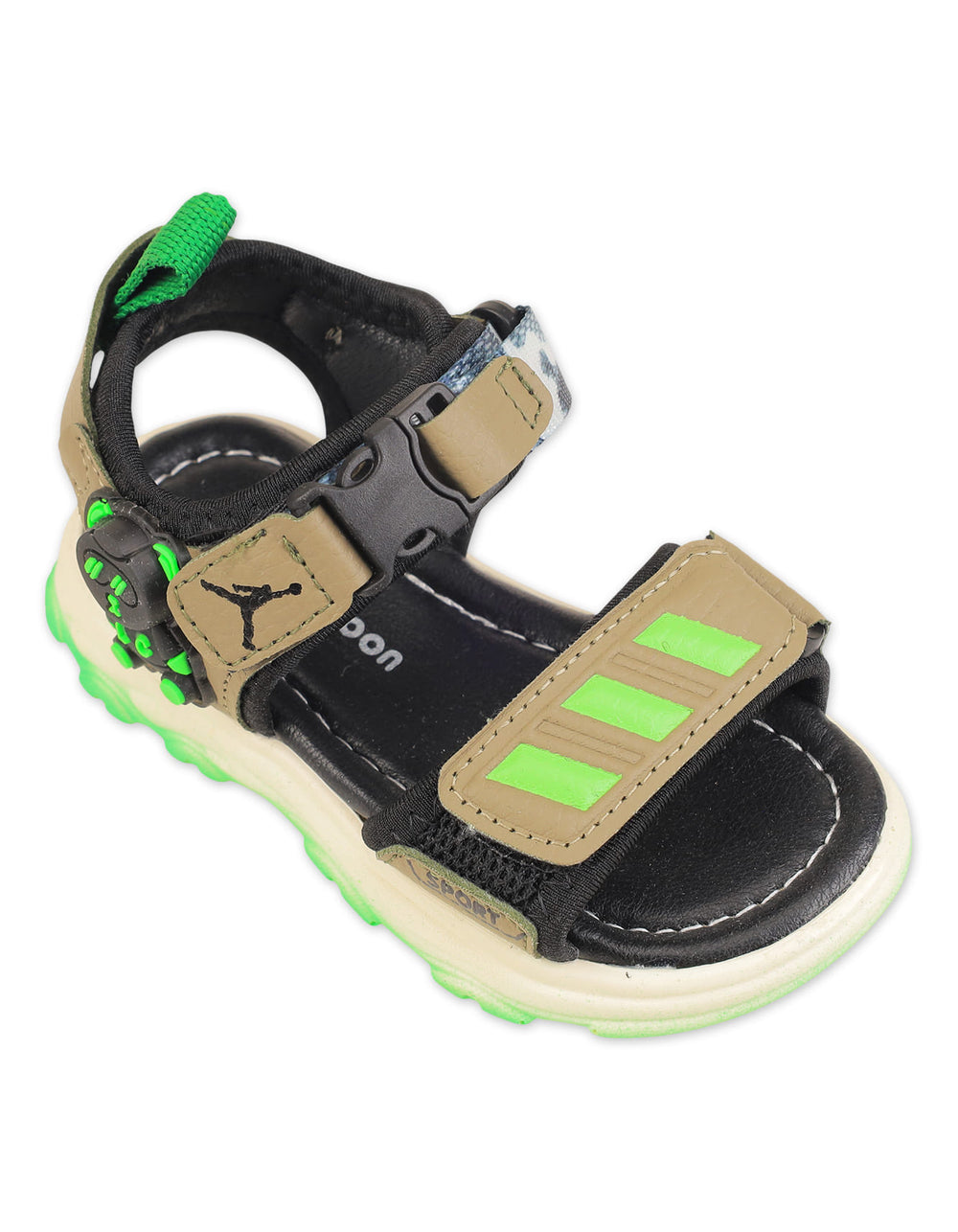Infant Boy and Boy Sandals Sporty Olive at Zubaidas Official Pakistan