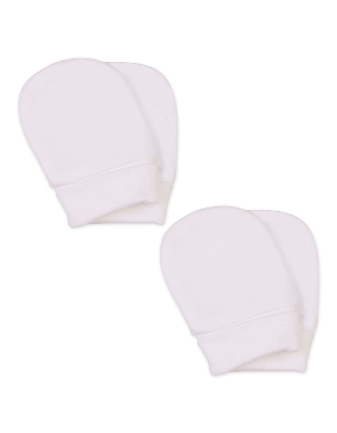 Infant Boy and Girl Pack of 2 Mittens Bambies White at Zubaidas